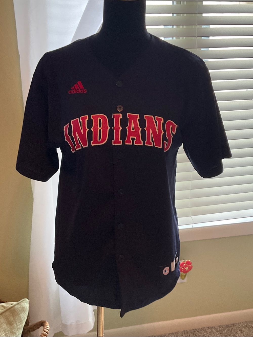 Kids Size Large Cleveland Indians adidas Jersey, Great Condition!